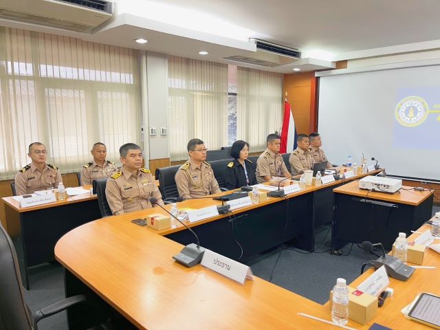 ในวันที่ ๒๗ พ.ค.๖๘ สยป.ทร.รับการสอบทานการควบคุมภายใน จากคณะกรรมการตรวจสอบภายใน (จร.ทร.) ณ ห้องประชุม สยป.ทร.ชั้น ๑